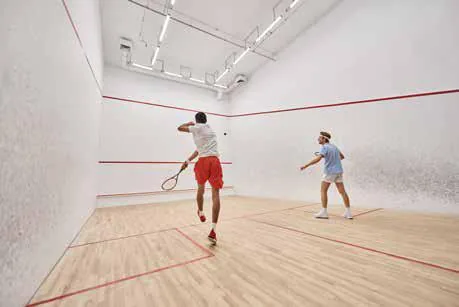 Birla Arika squash court
