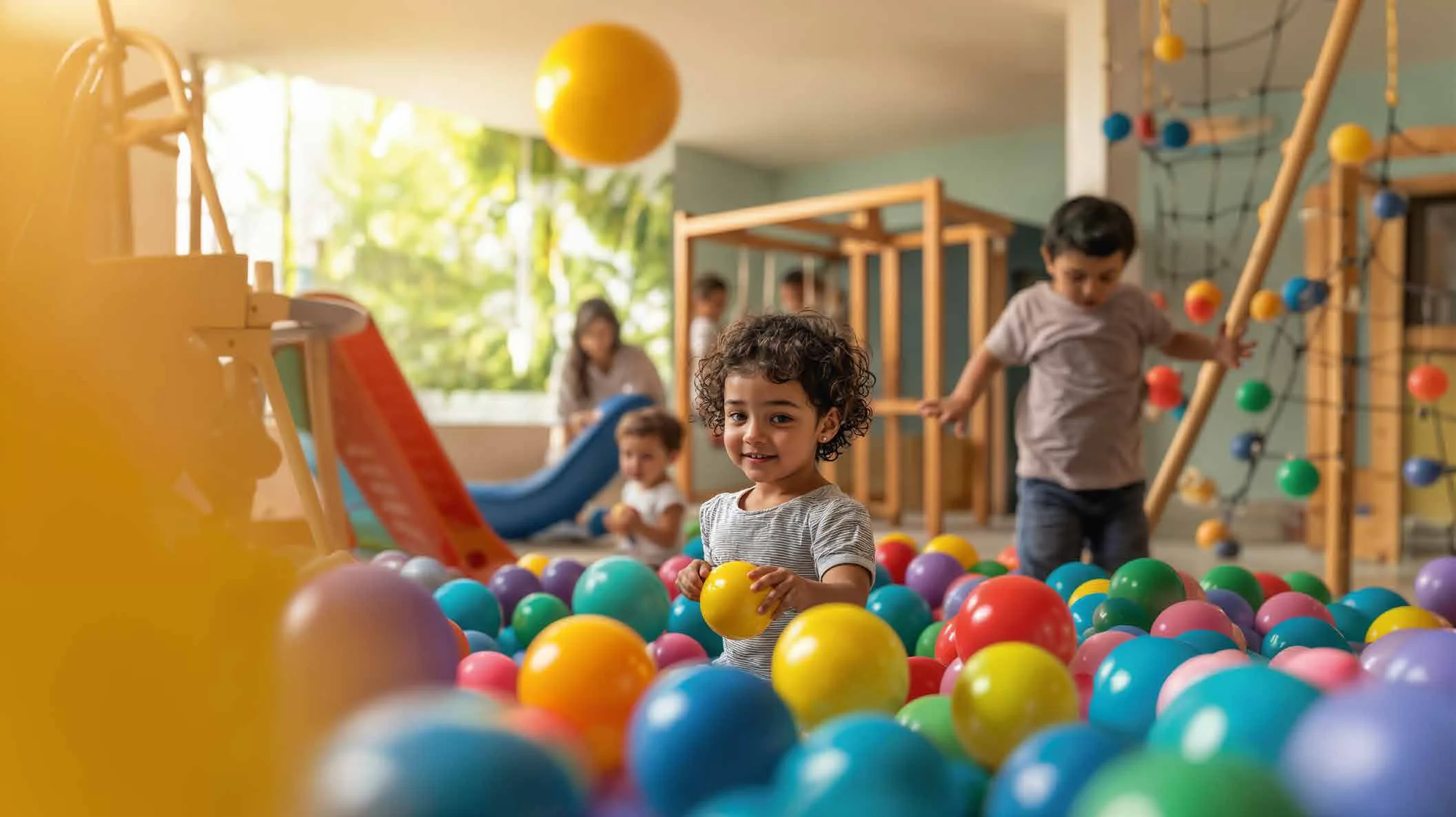 Birla Arika toddler play area