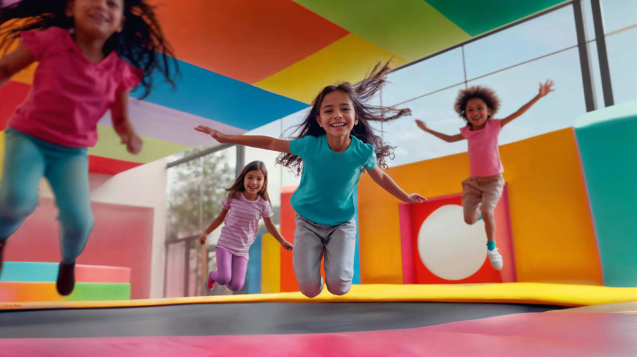 Birla Arika kids' trampoline zone