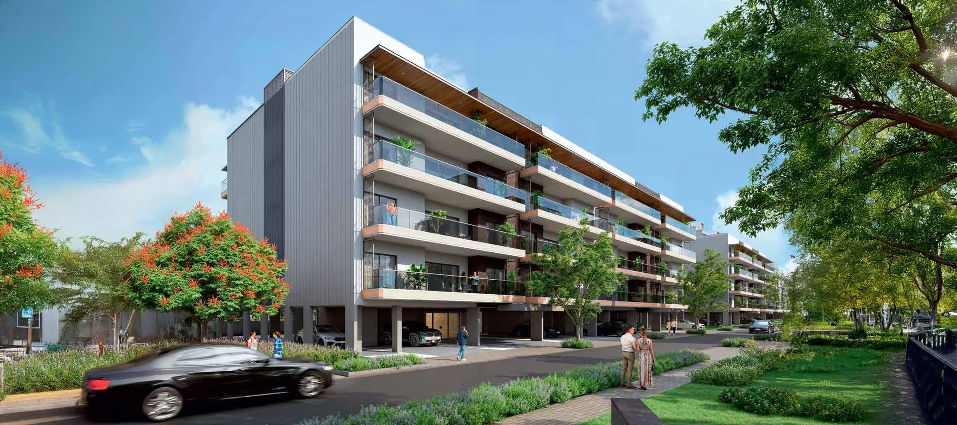 Birla Navya Amoda 2 panoramic elevation – artist's impression