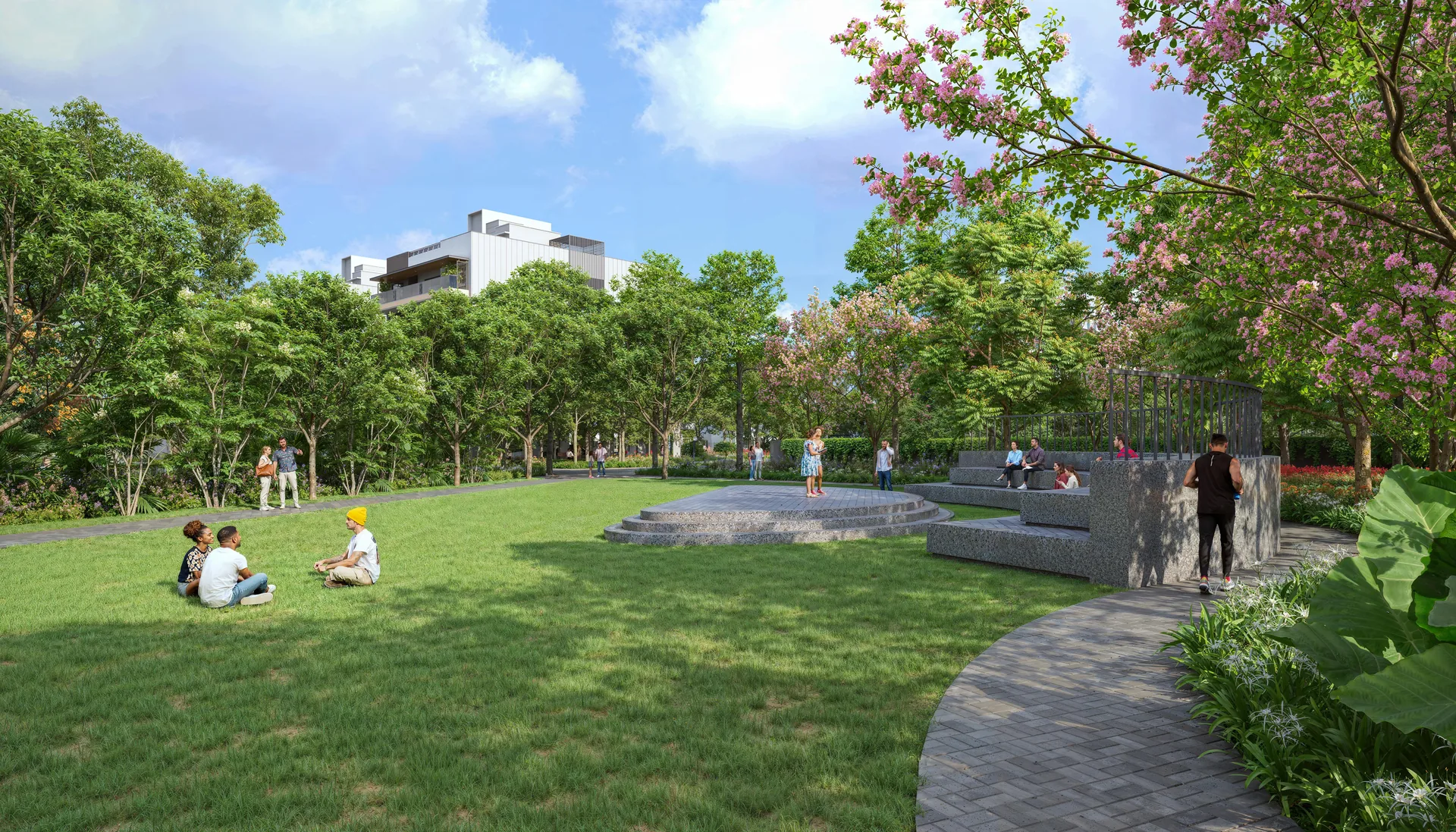 Birla Navya Amoda 2 central lawn