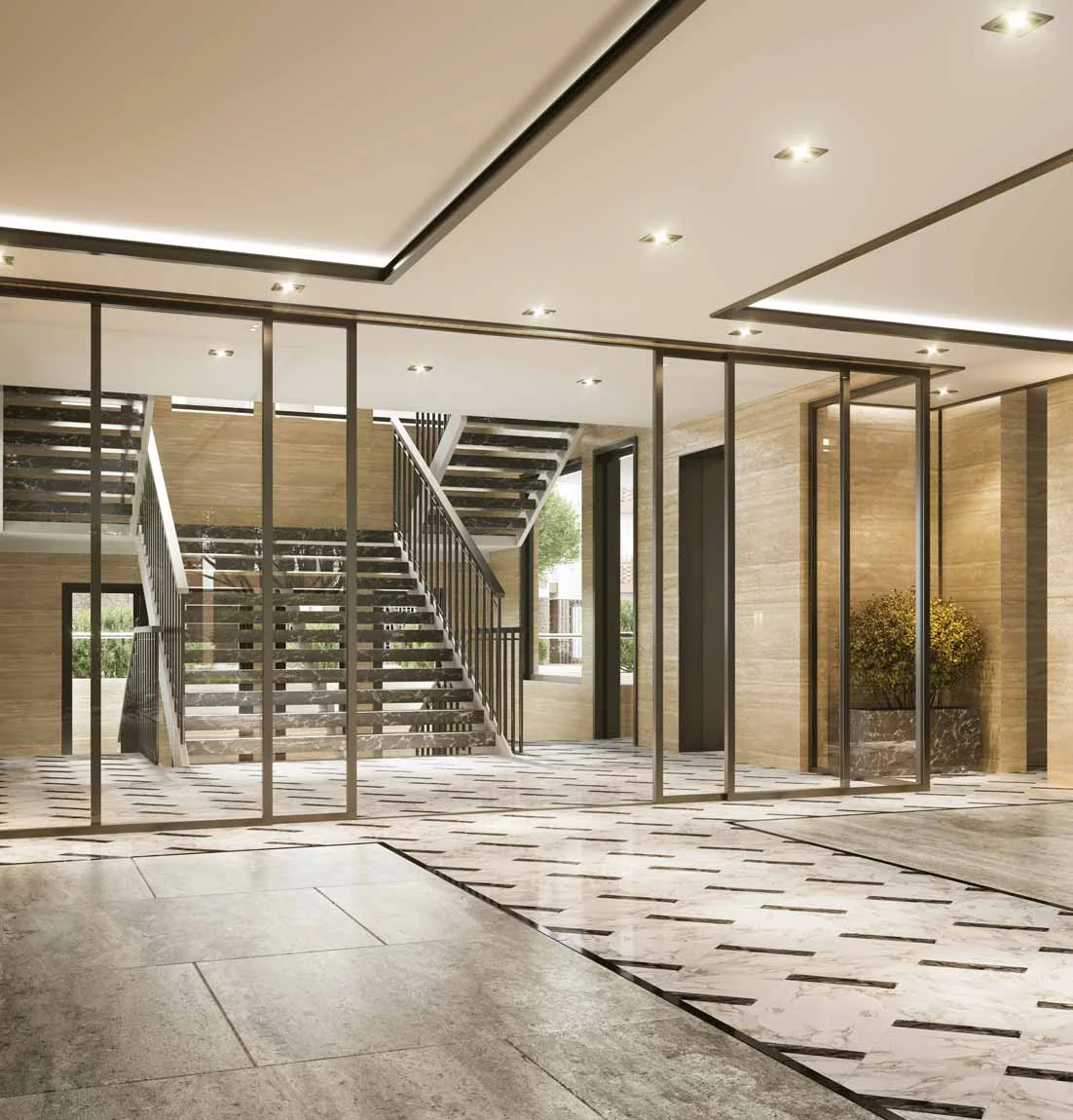 Birla Navya Amoda 2 entrance lobby – artist's impression