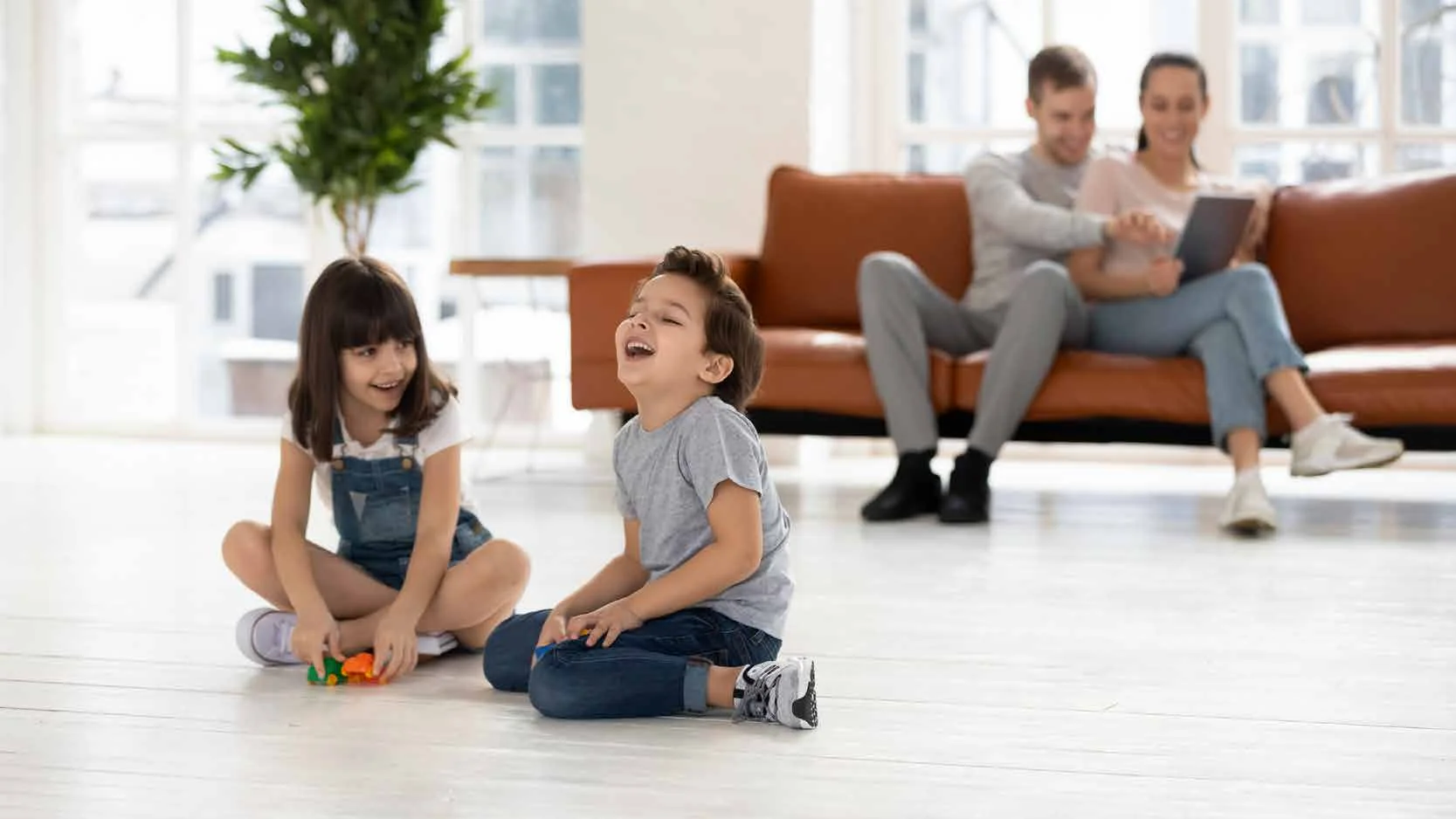 Birla Navya Amoda 2 family living room – artist's impression