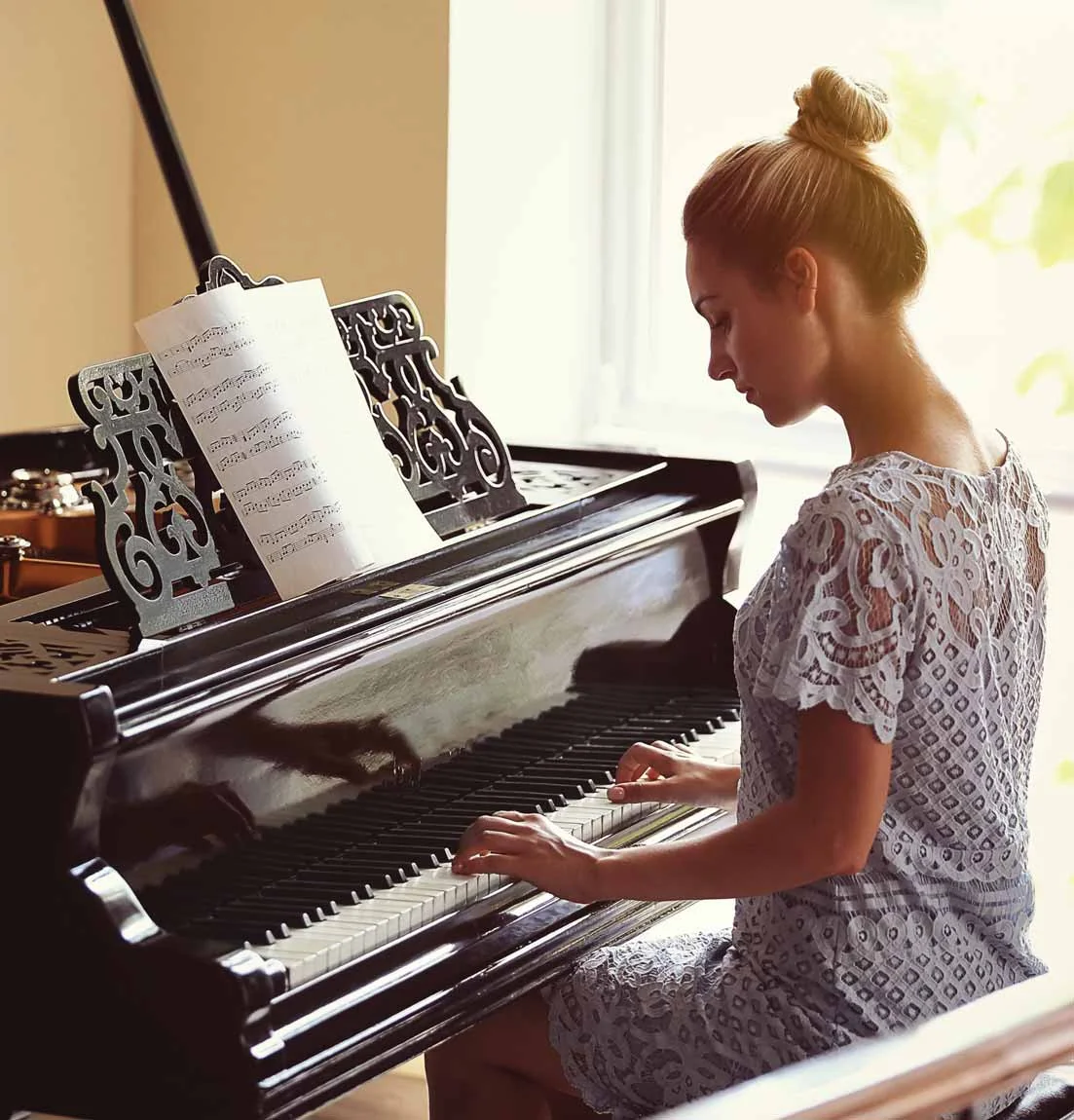 Birla Navya Amoda 2 music room with piano