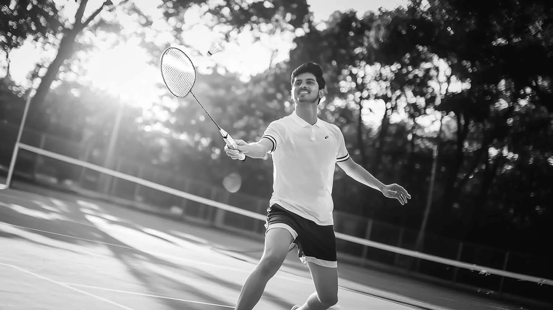 Avik at Birla Navya badminton court