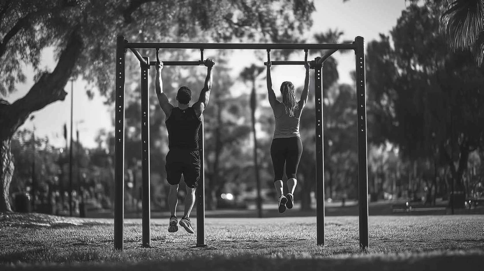 Avik at Birla Navya outdoor fitness station