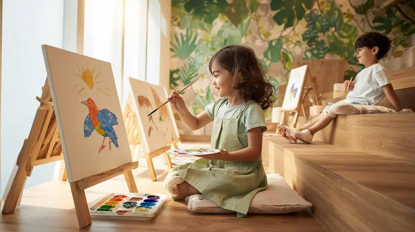 Birla Pravaah kids' art and craft studio – artist's impression