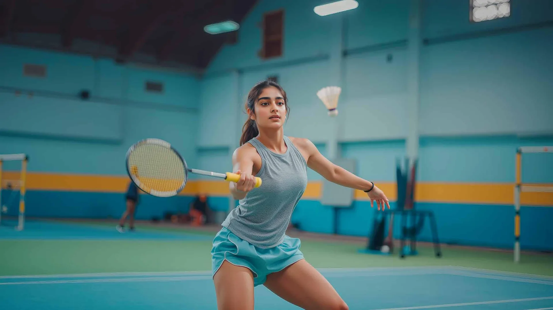 Birla Pravaah indoor badminton court