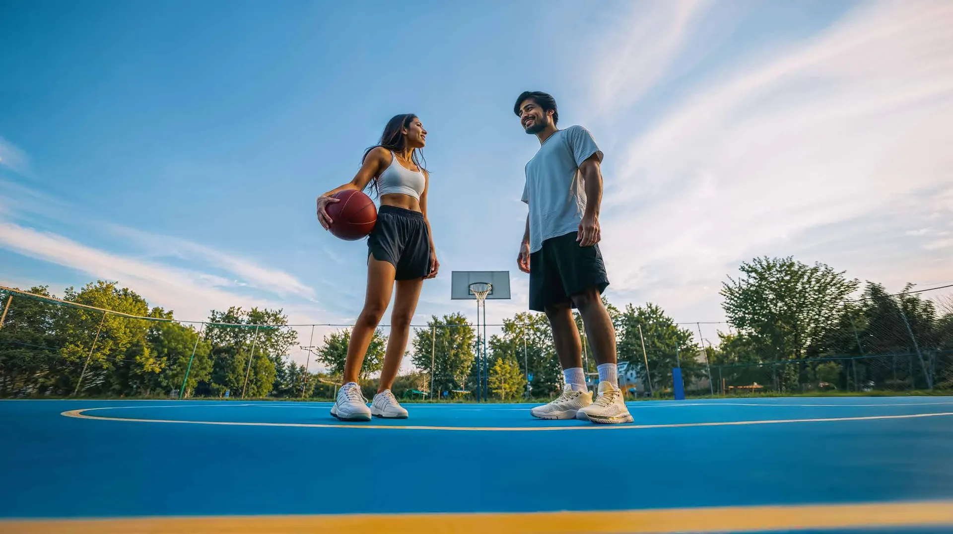 Birla Pravaah basketball court – artist's impression