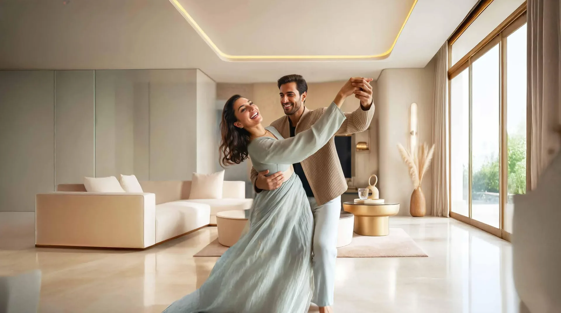 Birla Pravaah living room – artist's impression