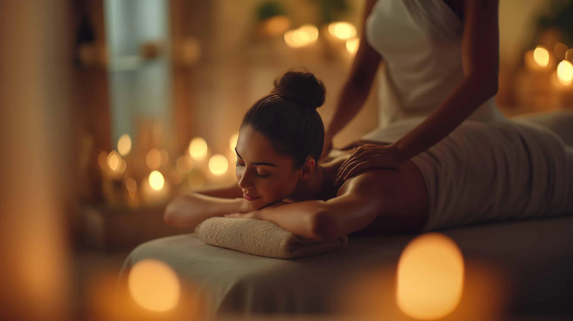 Birla Pravaah spa and massage room